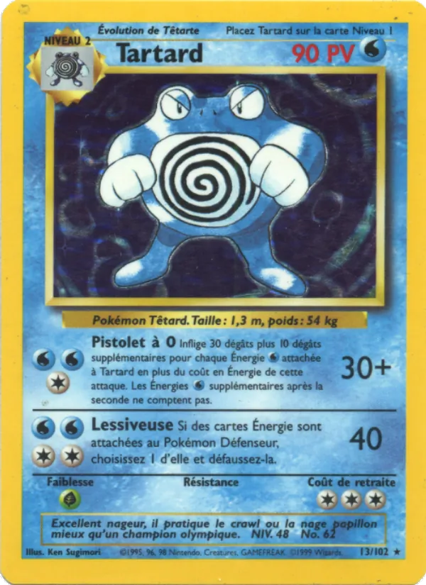 Carte Pokémon Tartard de l'extension Set de Base