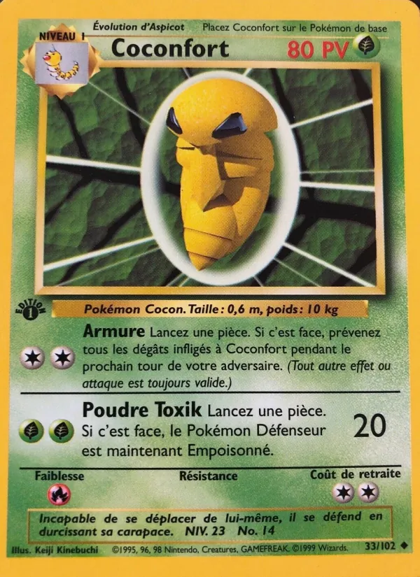 Carte Pokémon Coconfort de l'extension Set de Base