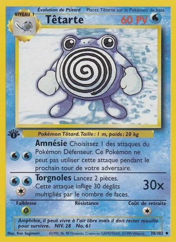 Carte Pokémon Têtarte de l'extension Set de Base