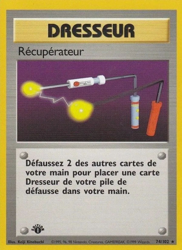 Carte Pokémon Récupérateur de l'extension Set de Base