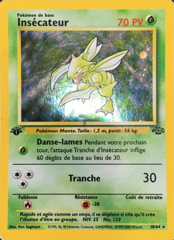 Carte Pokémon Insécateur de l'extension Jungle