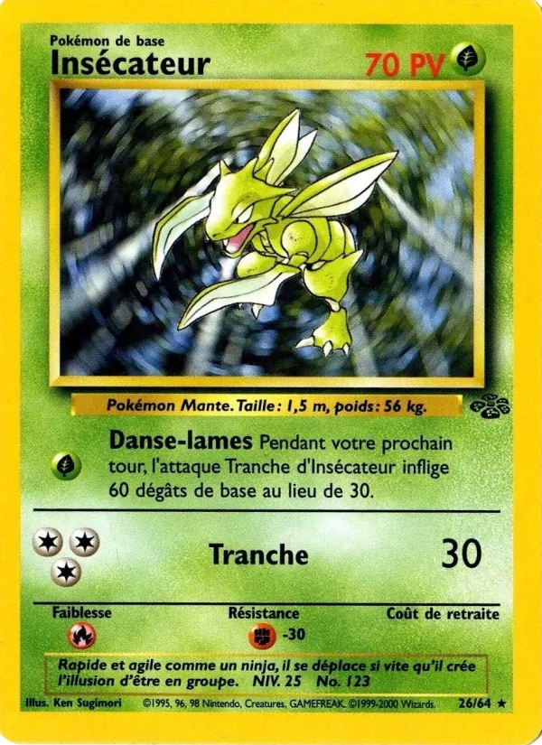 Carte Pokémon Insécateur de l'extension Jungle