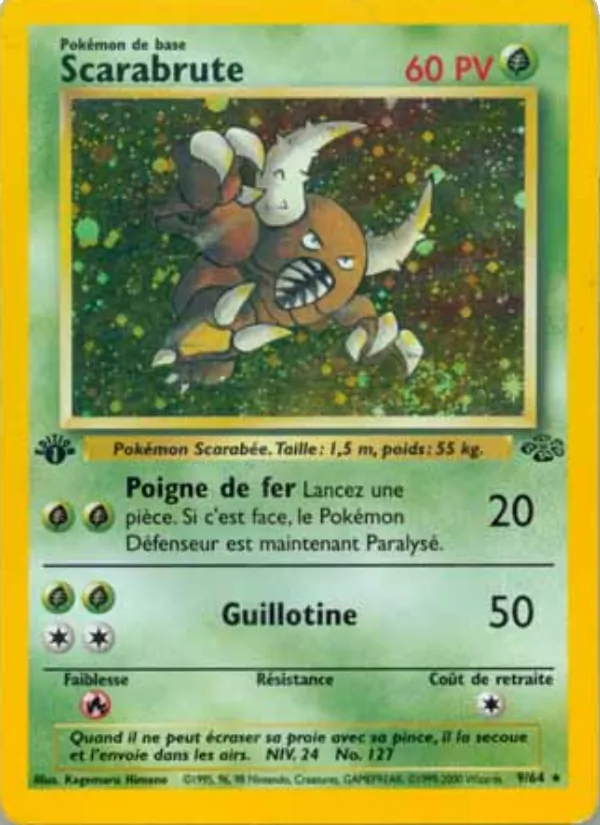 Carte Pokémon Scarabrute de l'extension Jungle