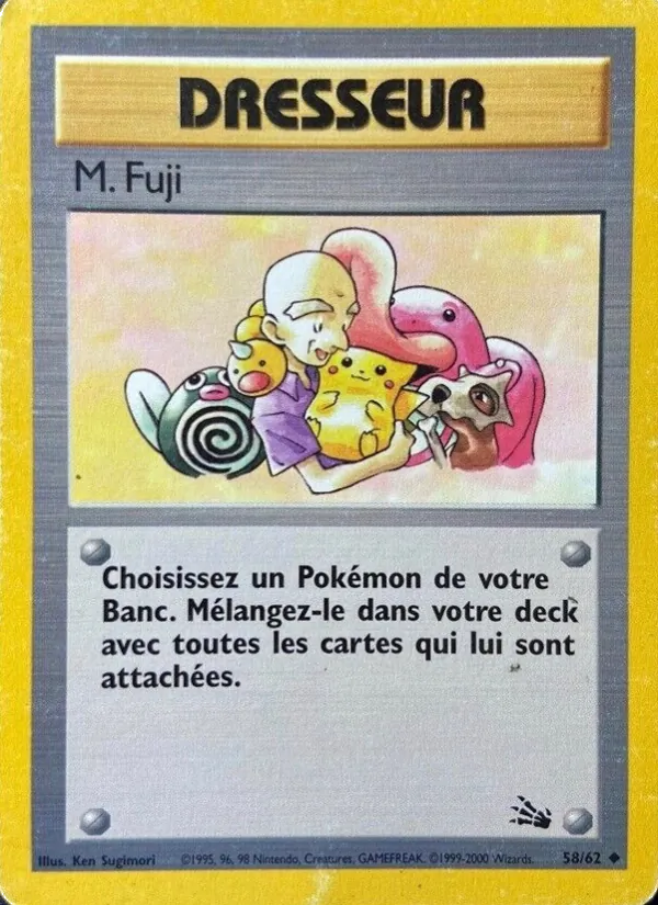 Carte Pokémon M. Fuji de l'extension Fossile