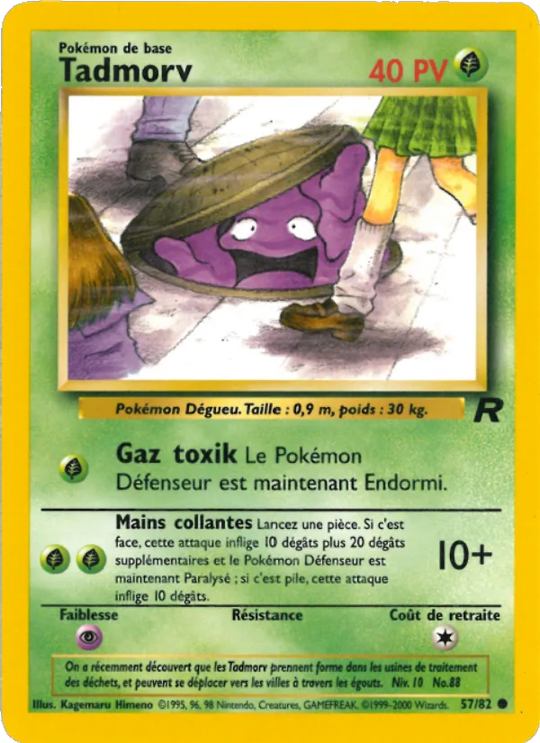 Carte Pokémon Tadmorv de l'extension Team Rocket