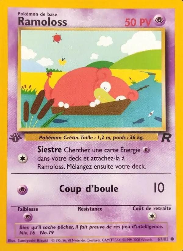 Carte Pokémon Ramoloss de l'extension Team Rocket
