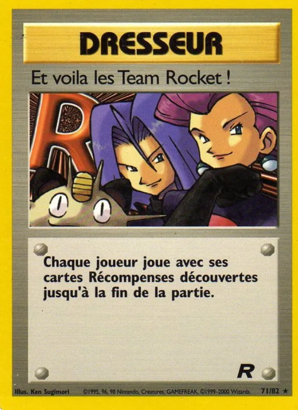 Carte Pokémon Et voila les Team Rocket ! de l'extension Team Rocket