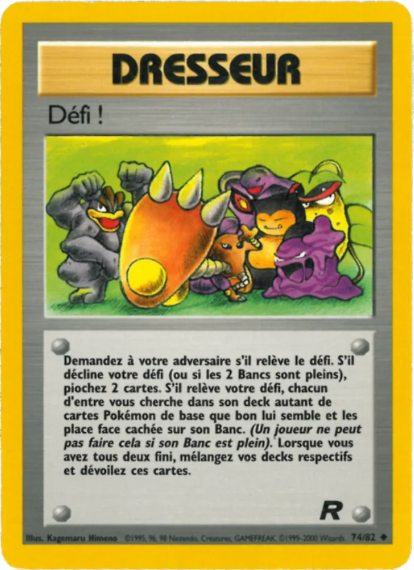 Carte Pokémon Défi ! de l'extension Team Rocket