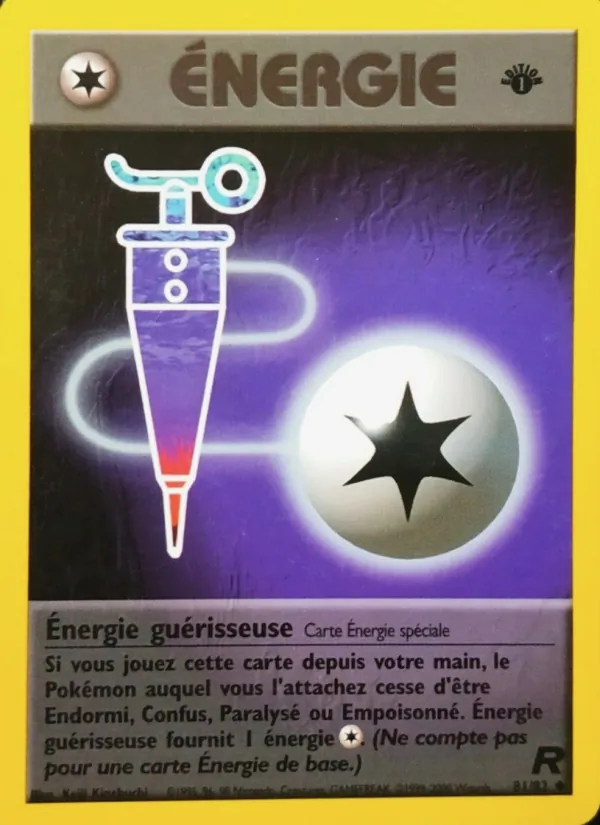 Carte Pokémon Énergie guérisseuse de l'extension Team Rocket