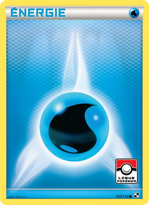 Carte Pokémon Énergie Eau de l'extension Noir & Blanc
