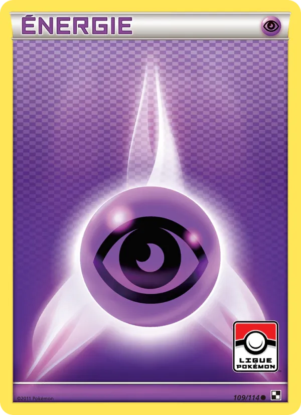 Carte Pokémon Énergie Psy de l'extension Noir & Blanc