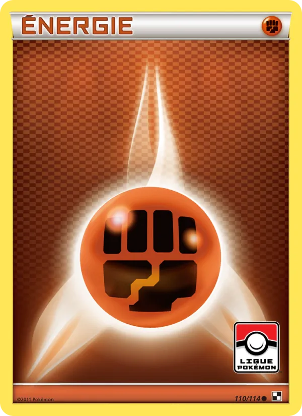 Carte Pokémon Énergie Combat de l'extension Noir & Blanc