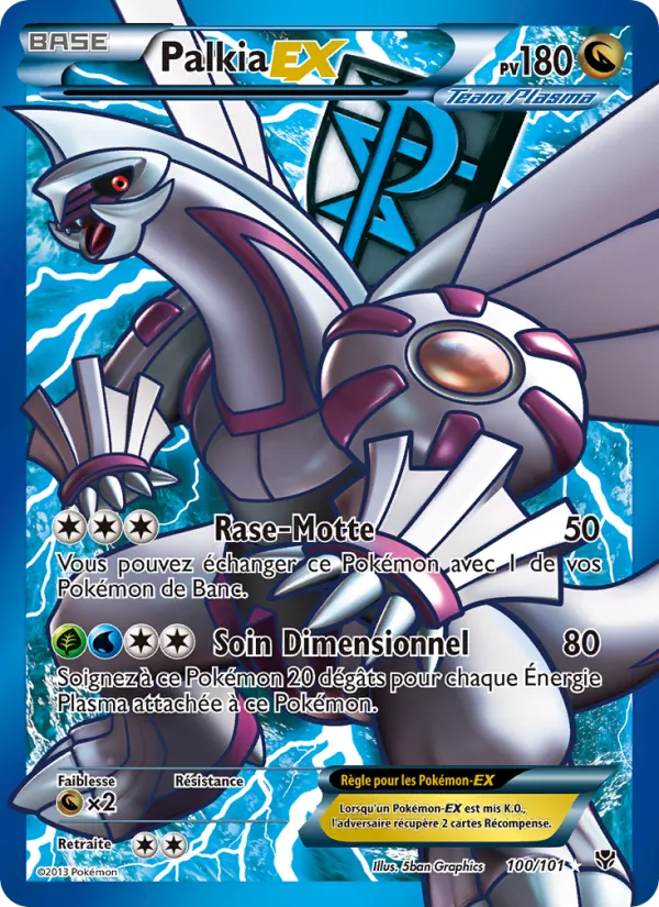 Carte Pokémon Palkia EX de l'extension Explosion Plasma