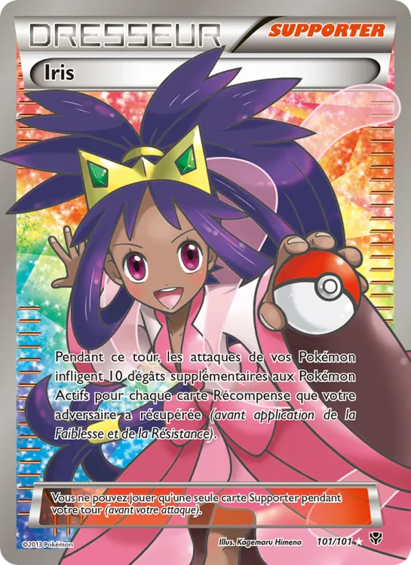Carte Pokémon Iris de l'extension Explosion Plasma