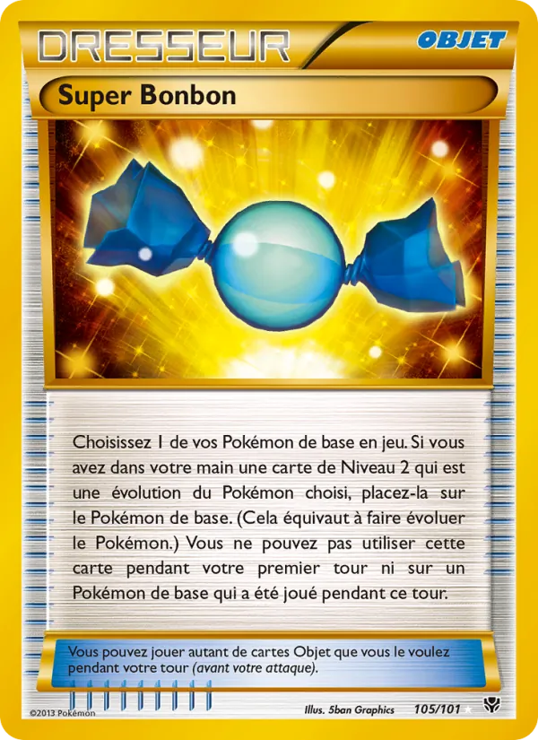 Carte Pokémon Super Bonbon de l'extension Explosion Plasma