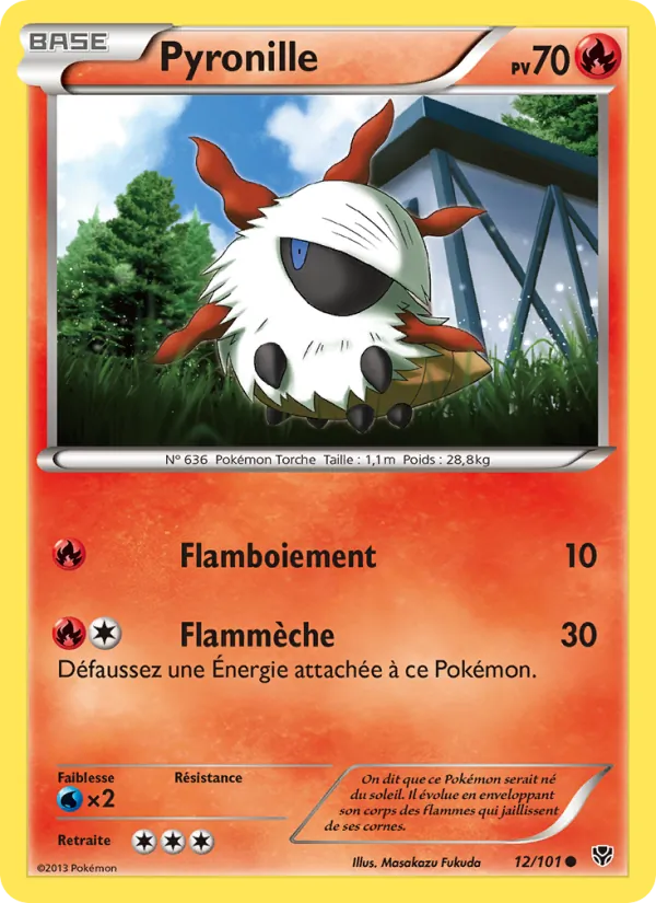 Carte Pokémon Pyronille de l'extension Explosion Plasma