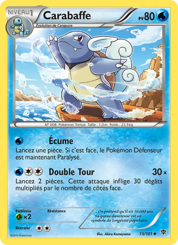 Carte Pokémon Carabaffe de l'extension Explosion Plasma
