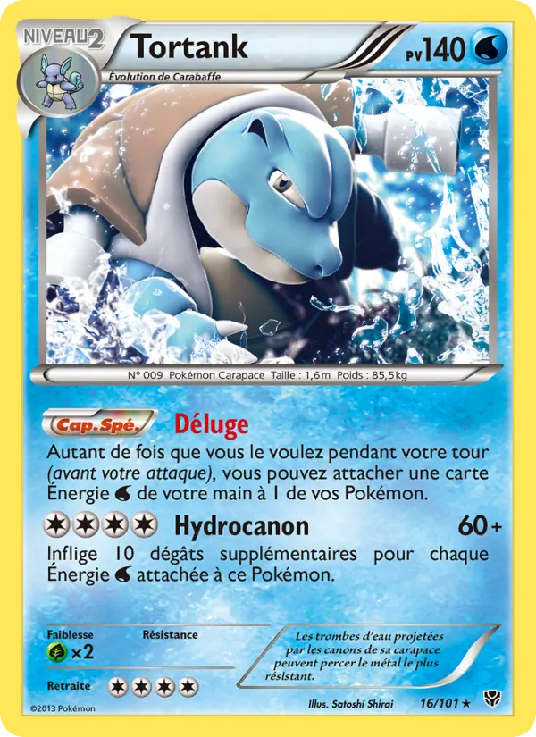 Carte Pokémon Tortank de l'extension Explosion Plasma