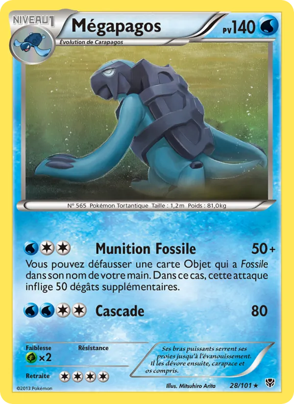 Carte Pokémon Mégapagos de l'extension Explosion Plasma