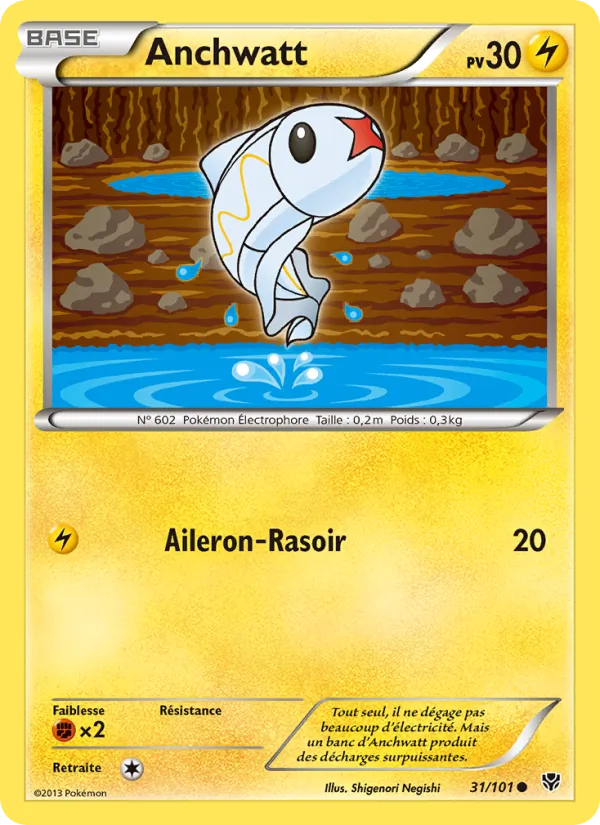 Carte Pokémon Anchwatt de l'extension Explosion Plasma