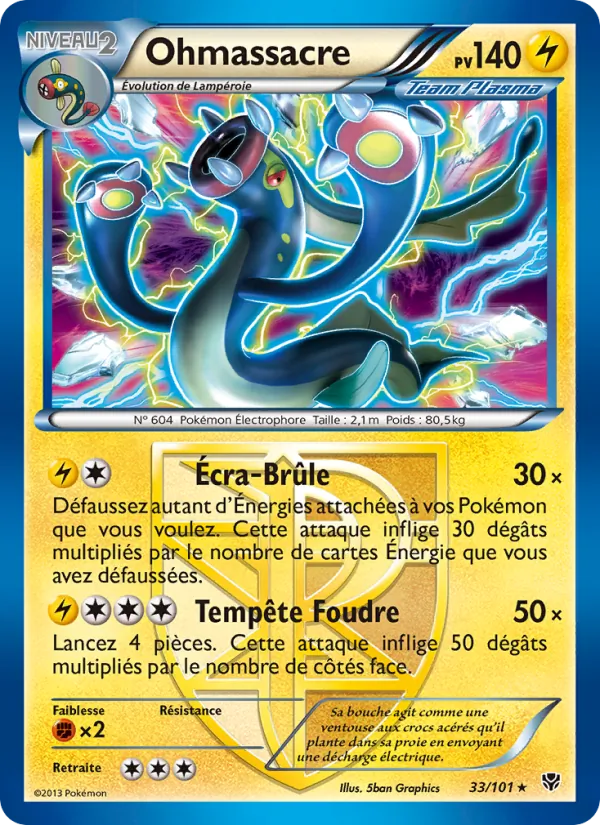 Carte Pokémon Ohmassacre de l'extension Explosion Plasma