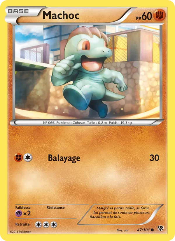 Carte Pokémon Machoc de l'extension Explosion Plasma