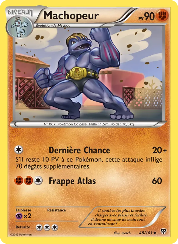 Carte Pokémon Machopeur de l'extension Explosion Plasma