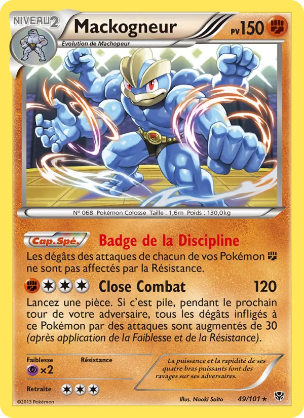 Carte Pokémon Mackogneur de l'extension Explosion Plasma