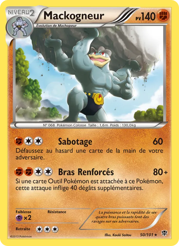 Carte Pokémon Mackogneur de l'extension Explosion Plasma