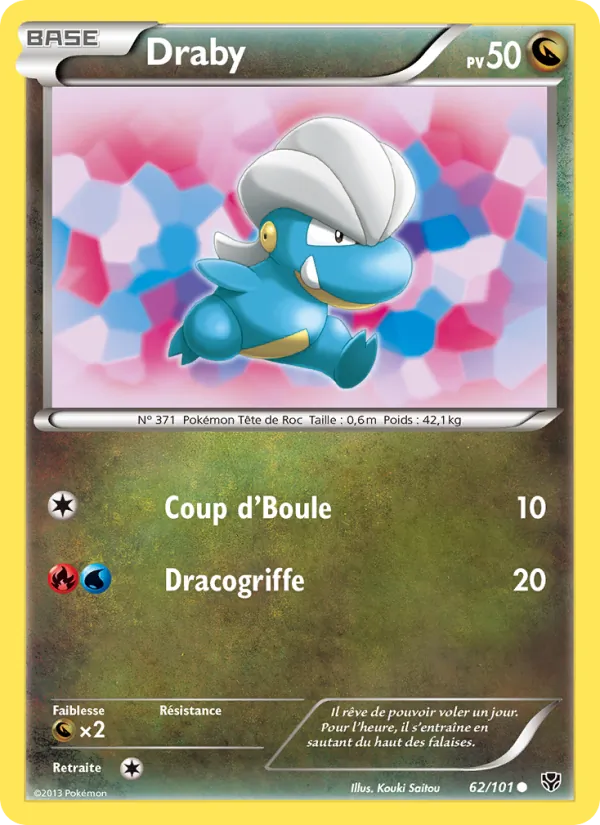 Carte Pokémon Draby de l'extension Explosion Plasma