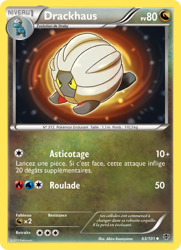 Carte Pokémon Drackhaus de l'extension Explosion Plasma