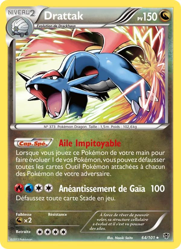 Carte Pokémon Drattak de l'extension Explosion Plasma