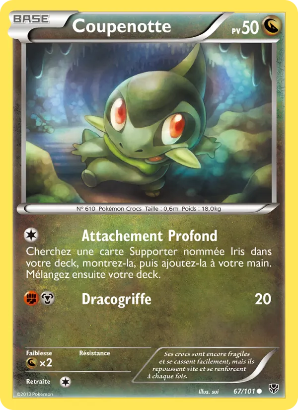 Carte Pokémon Coupenotte de l'extension Explosion Plasma