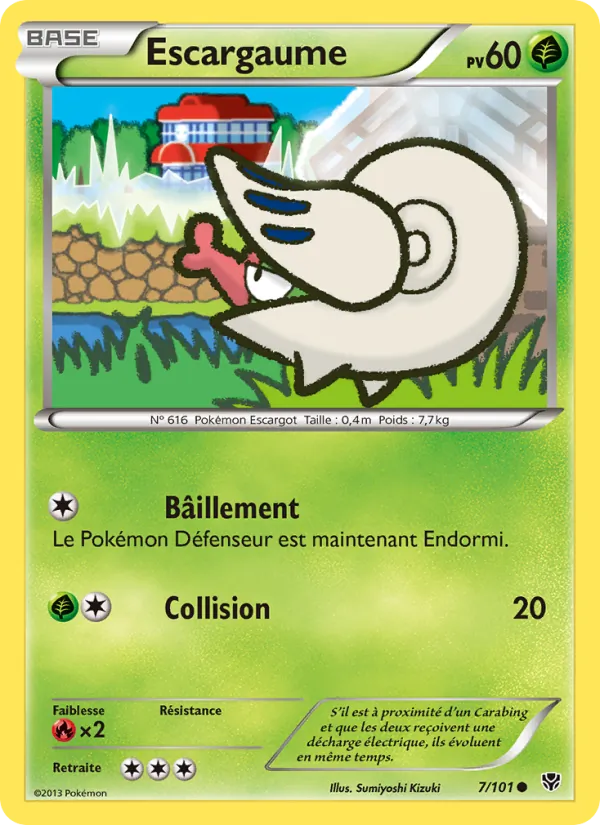 Carte Pokémon Escargaume de l'extension Explosion Plasma