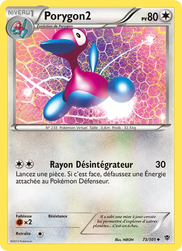Carte Pokémon Porygon2 de l'extension Explosion Plasma