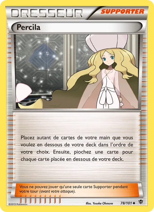 Carte Pokémon Percila de l'extension Explosion Plasma