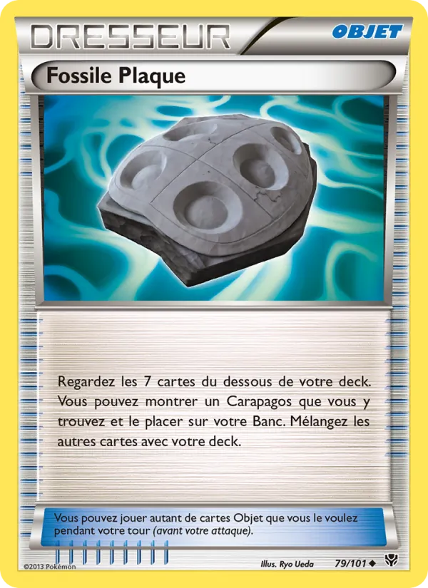 Carte Pokémon Fossile Plaque de l'extension Explosion Plasma