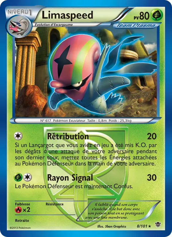 Carte Pokémon Limaspeed de l'extension Explosion Plasma