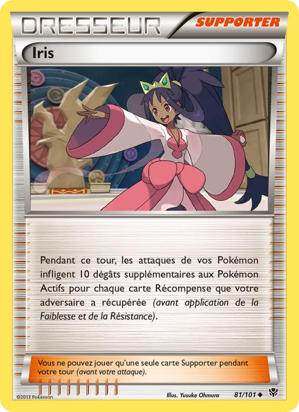 Carte Pokémon Iris de l'extension Explosion Plasma