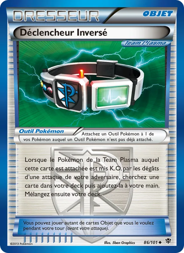 Carte Pokémon Déclencheur Inversé de l'extension Explosion Plasma