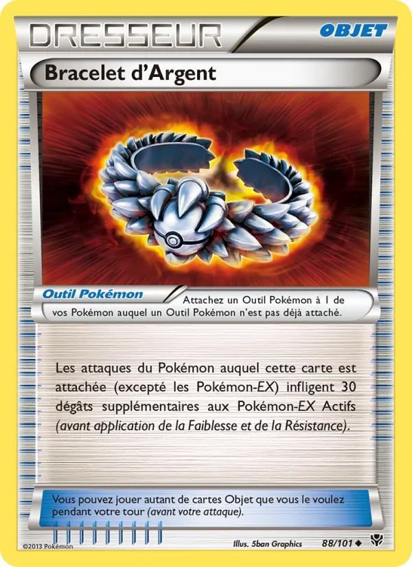 Carte Pokémon Bracelet d’Argent de l'extension Explosion Plasma