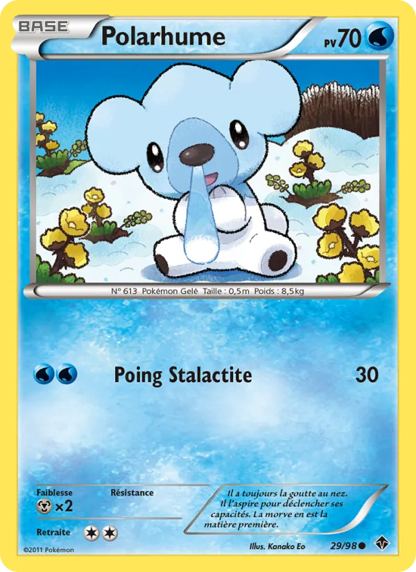 Carte Pokémon Polarhume de l'extension Pouvoirs Émergents