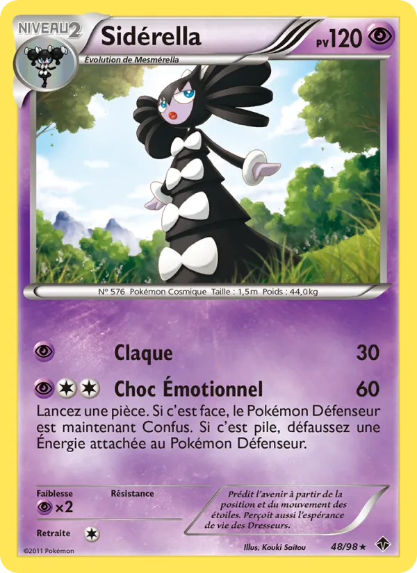 Carte Pokémon Sidérella de l'extension Pouvoirs Émergents