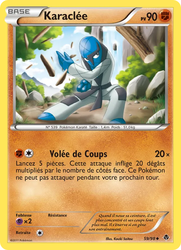 Carte Pokémon Karaclée de l'extension Pouvoirs Émergents