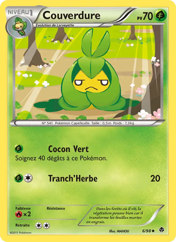 Carte Pokémon Couverdure de l'extension Pouvoirs Émergents