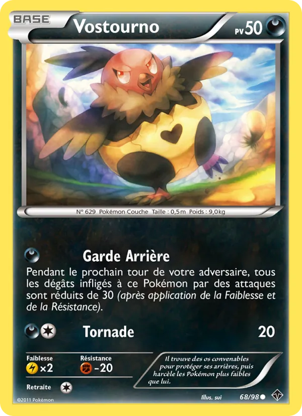 Carte Pokémon Vostourno de l'extension Pouvoirs Émergents