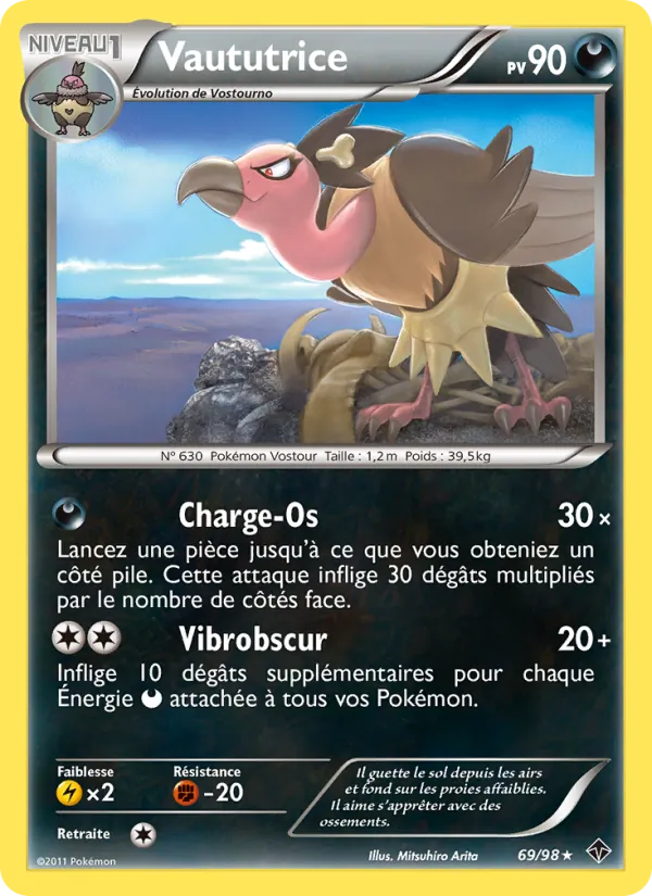 Carte Pokémon Vaututrice de l'extension Pouvoirs Émergents