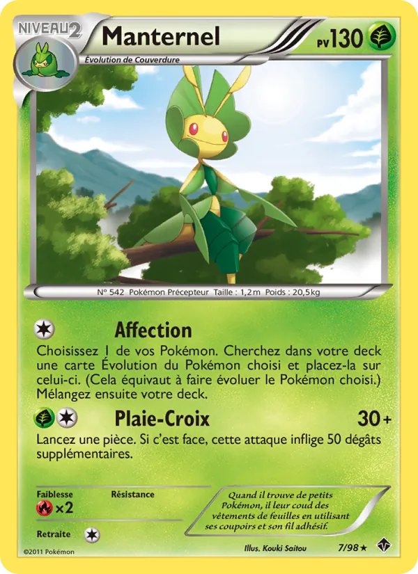 Carte Pokémon Manternel de l'extension Pouvoirs Émergents