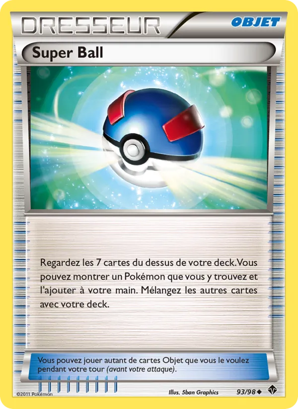 Carte Pokémon Super Ball de l'extension Pouvoirs Émergents