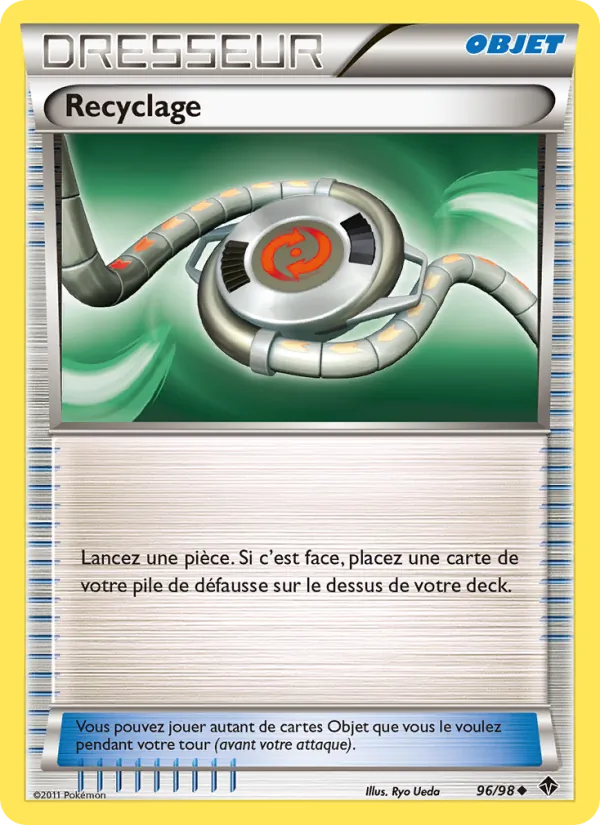 Carte Pokémon Recyclage de l'extension Pouvoirs Émergents